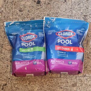CLOROX Pool &Spa pH Up / Down - 5 lb bags Lot of 2